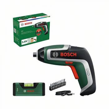 Bosch IXO 7 Cordless Screwdriver and Level Set