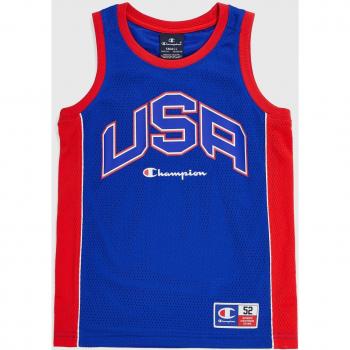 Jungen Tanktop mit USA-Logo von CHAMPION, Größe 116
