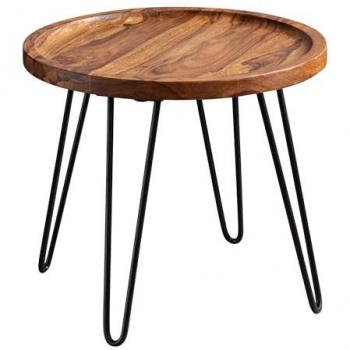 Table Basse Design en Bois Massif 45x40x45 cm