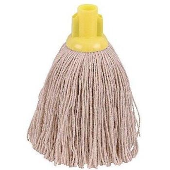 Work Twine Rough Socket Mop Yellow 12oz (Pack of 10)