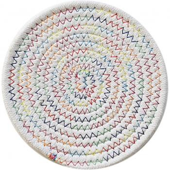 Tapis Tissé Café & Mini Sous‑Verre Maison