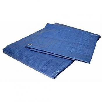 Lona de polietileno 6x10 m azul 80g/m²