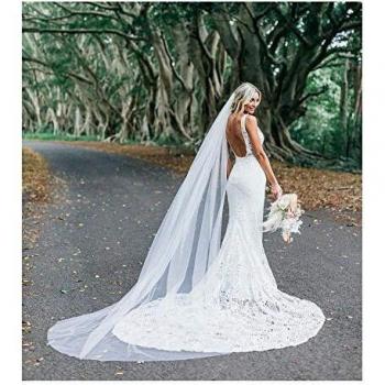 Voile de mariée Ivoire 250cm Tulle Chapelle