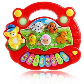 Piano Éducatif avec Animaux de Ferme