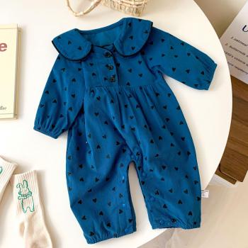 Nette Liebe Druck Overall für Babys