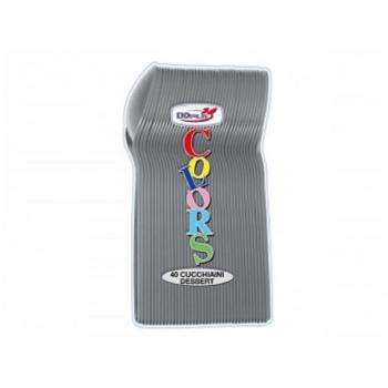 Cucchiai Plastici Argento 20 Pz