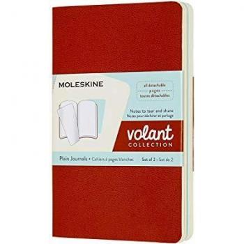 Volants pocket plain coral orange aqua.blue