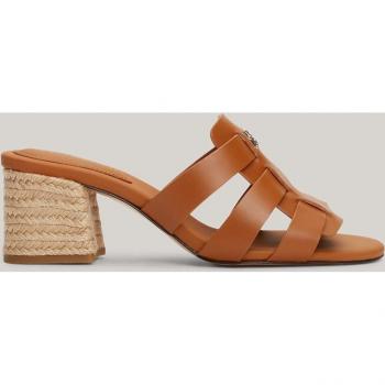 Tommy Hilfiger Women's Brown Block Heel Sandals