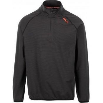 Trespass Hulton DLX Half Zip Fleece Top Black