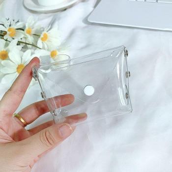 Mini Transparent Clutch for Cosmetics