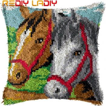 Cojín de Gancho Diseño Caballo