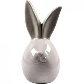 Decorative White Rabbits, 11.4 cm, 12 pieces