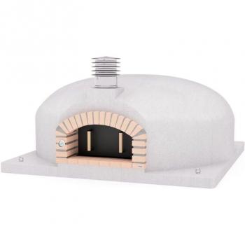 Grand Four Maestro – Pierre Olympus Mons (blanc, 200 x 200 x 95 cm) – Cuisson extérieure traditionnelle