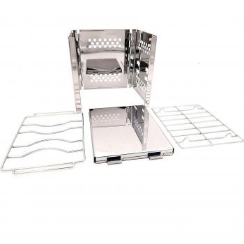Portable Folding Stainless Steel BBQ Grill