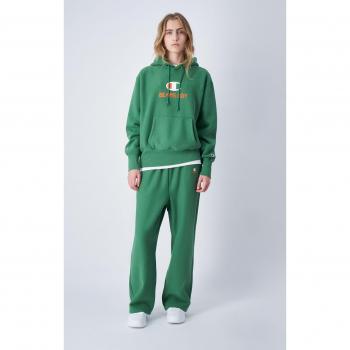 Pantacourt ample vert clair, design Champion x Beams Boy