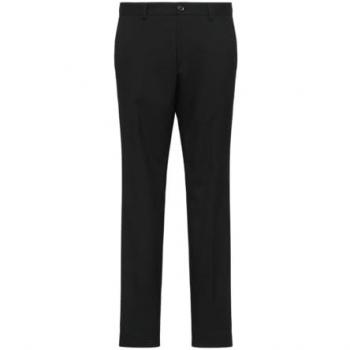 Linea Classica s.Oliver Pantaloni con Fodera Piega Frontale Nera