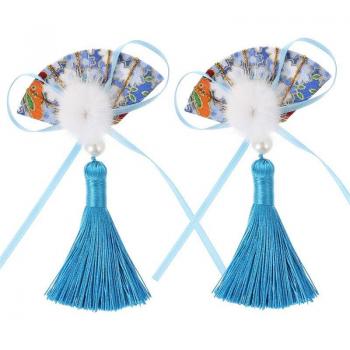 Horquillas de Pelo con Borlas para Niñas