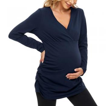 Blouse Enceinte V‑Line