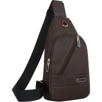 Men's Crossbody Chest Pack with USB Charging