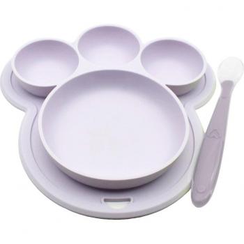 Cartoon Bear Baby Suction Plate
