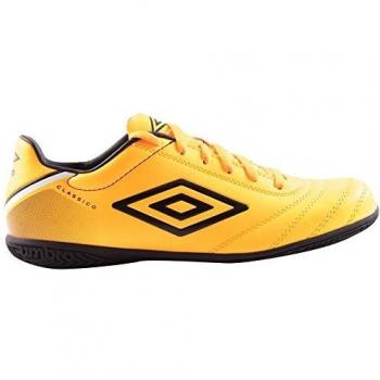 Umbro Classico V JNR Chaussures Montantes IC, Enfants, Orange (Orange Pop) / Blanc/Noir, 28.5