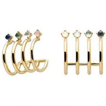 Pendientes Aqua Gold