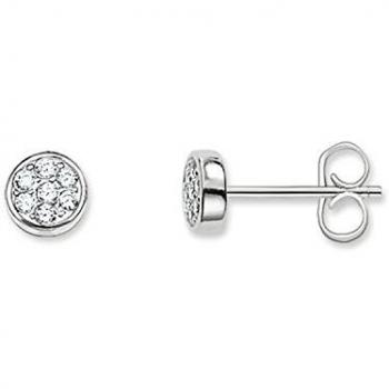 Pendientes de plata Thomas Sabo con circonita