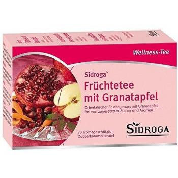 Sidroga Wellness Früchtetee mit Granatapfel, 20 Filterbeutel