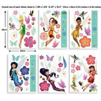 Disney Walltastic 41462 Raumdekoration Kit – 37,5 × 8 × 18 cm, buntes Märchen‑Set