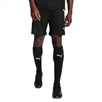 Schwarz/Orange Trainingsshorts Puma TeamLiga Herren M