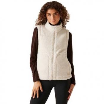 Regatta Damen Weste Calmry Borg Fleece Écru Regular Fit