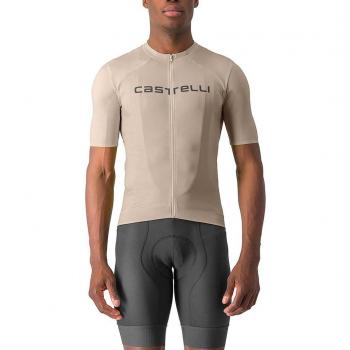 Castelli Maglia Ciclismo Prologo Lite Clay Gun Metal Gray Uomo XXL