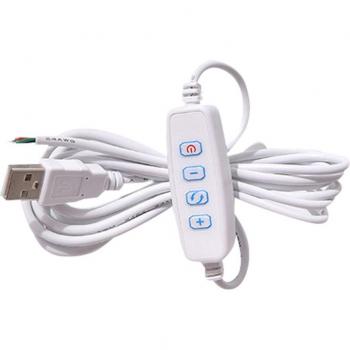 Regulador de luz LED 5V con cable extensible y atenuación USB