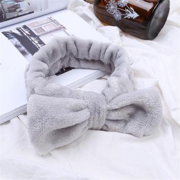 Coral Fleece Soft Elastic Hair Band