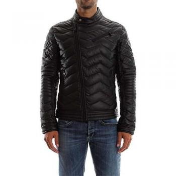 Chaqueta Guess Stretch Eco Leather Biker, Nero