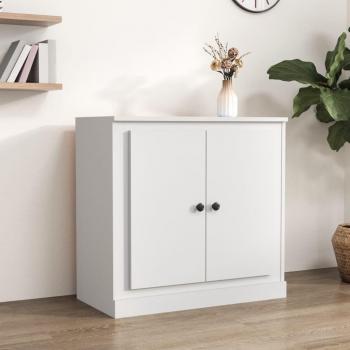 VidaXL Aparador De Madera Contrachapada Blanco 70x35.5x67.5 Cm
