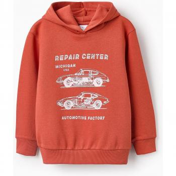 Sudadera Zippy Naranja con capucha para niño