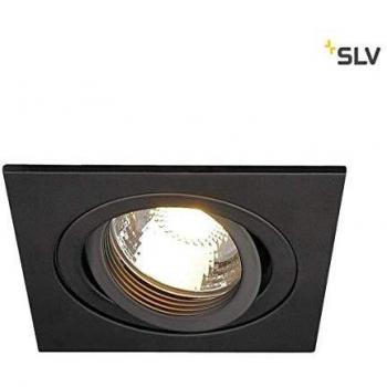 SLV 113491 NEW TRIA I GU10 Downlight eckig mattschwarz max