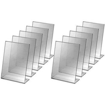 Sigel Glas-Aufsteller A5 – Schräger Stand