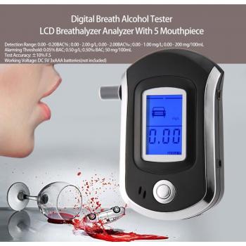 Digital Breath Alcohol Analyzer with LCD Display AT6000