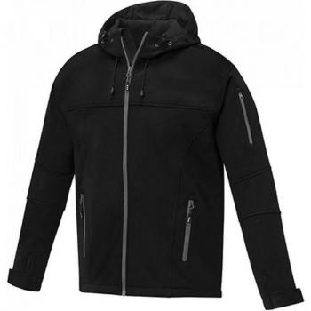 Herren Softshelljacke Elevate, Schwarz, XL