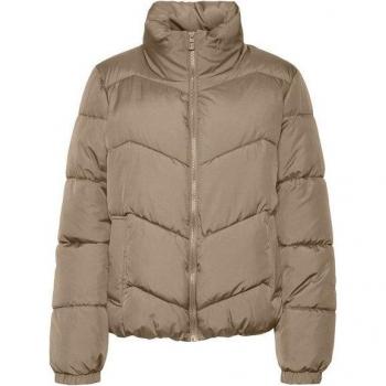 Vero Moda Pufferjacke in Steinbeige