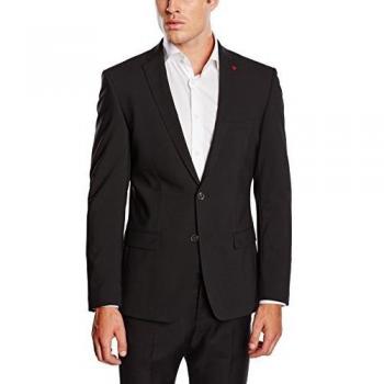 Roy Robson Zwart Slim Fit Colbert Maat 46