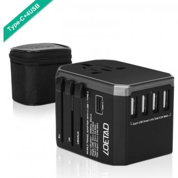 Adattatore Viaggio LOETAD 4xUSB 3.0 + Type‑C