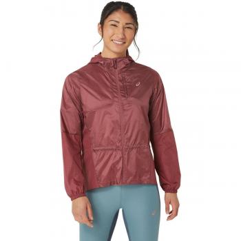 Giacca Asics Nagino Packable Run rossa scura