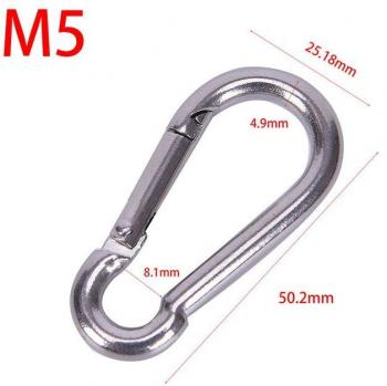 M4-7 304 Stainless Steel Snap Shackle