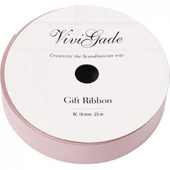 Vivi Gade 10mm x 25m Pastel Pink Gift Ribbon