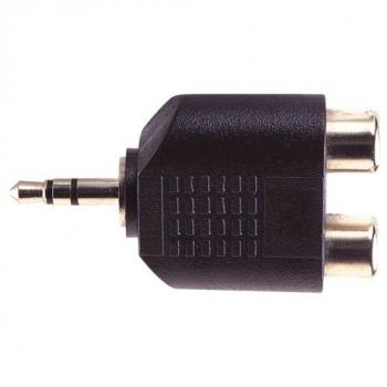 Stereo Mini‑Jack to 2× RCA Adapter