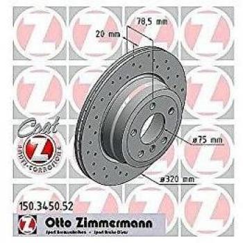 ZIMMERMANN brake disc 150.3450.52