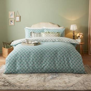 Krissa Block Reversible Duvet and Pillowcase Set